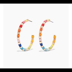 Roxanne Assoulin Golden Rainbow Hoop Earrings
